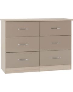 Nevada 6 Drawer Chest Oyster