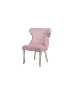 Valentino Pink Dining Velvet Chair