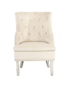 Majestic Mink Wing Chair
